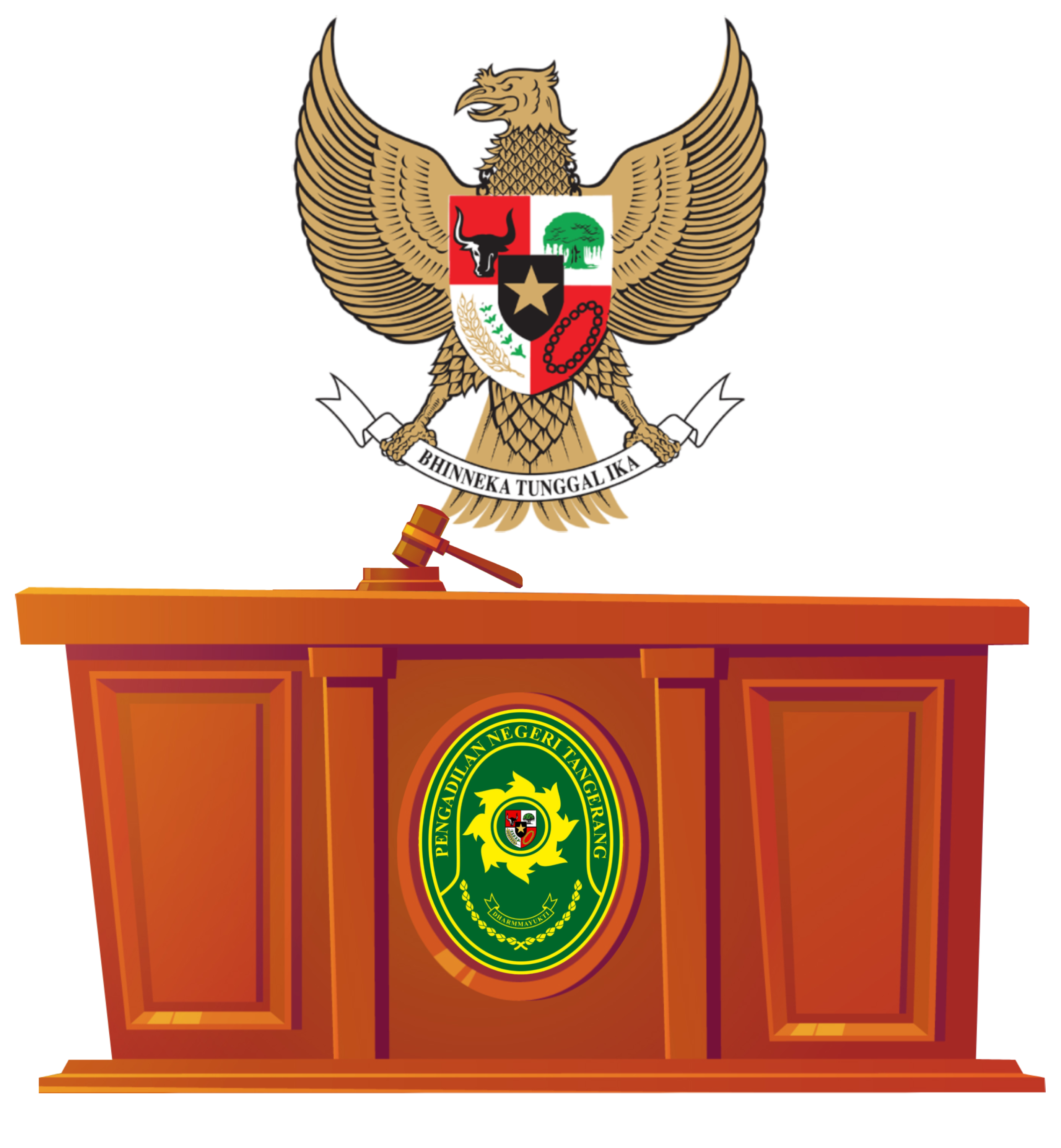 Garuda dan Meja Sidang